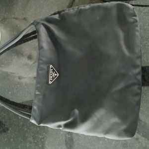 Authentic Prada nylon black bag